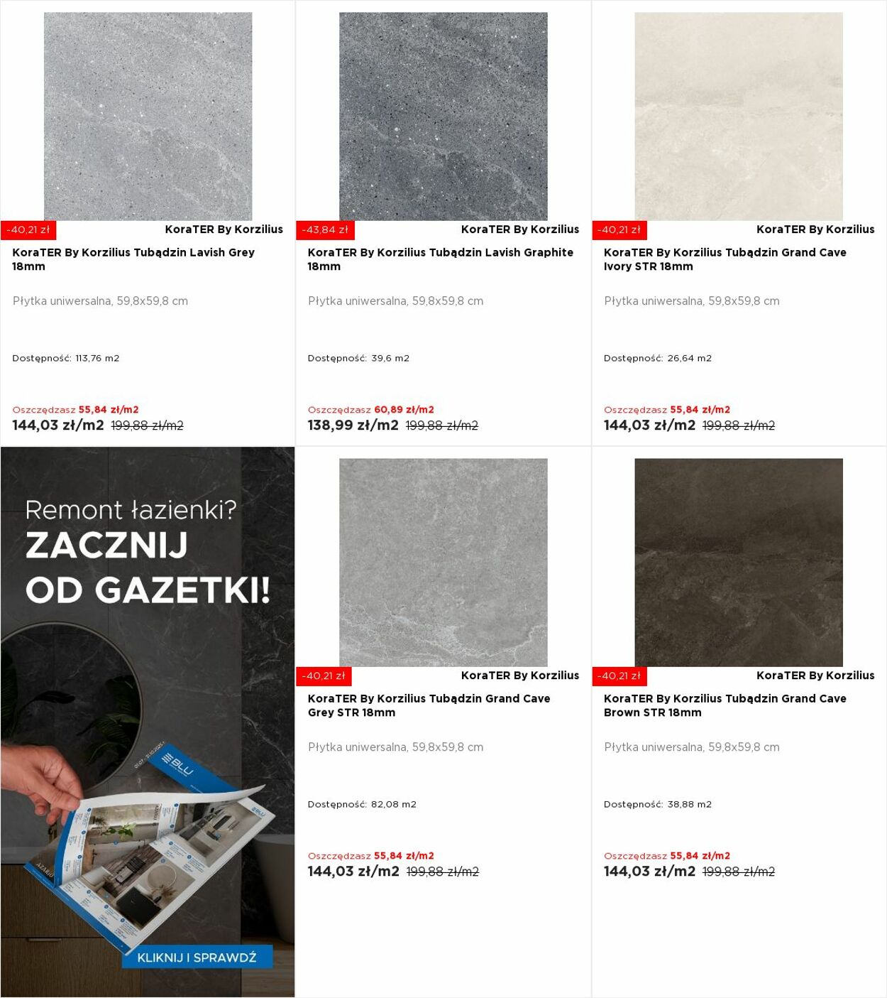 Gazetka Blu Salony Łazienek 11.08.2025 - 17.08.2025