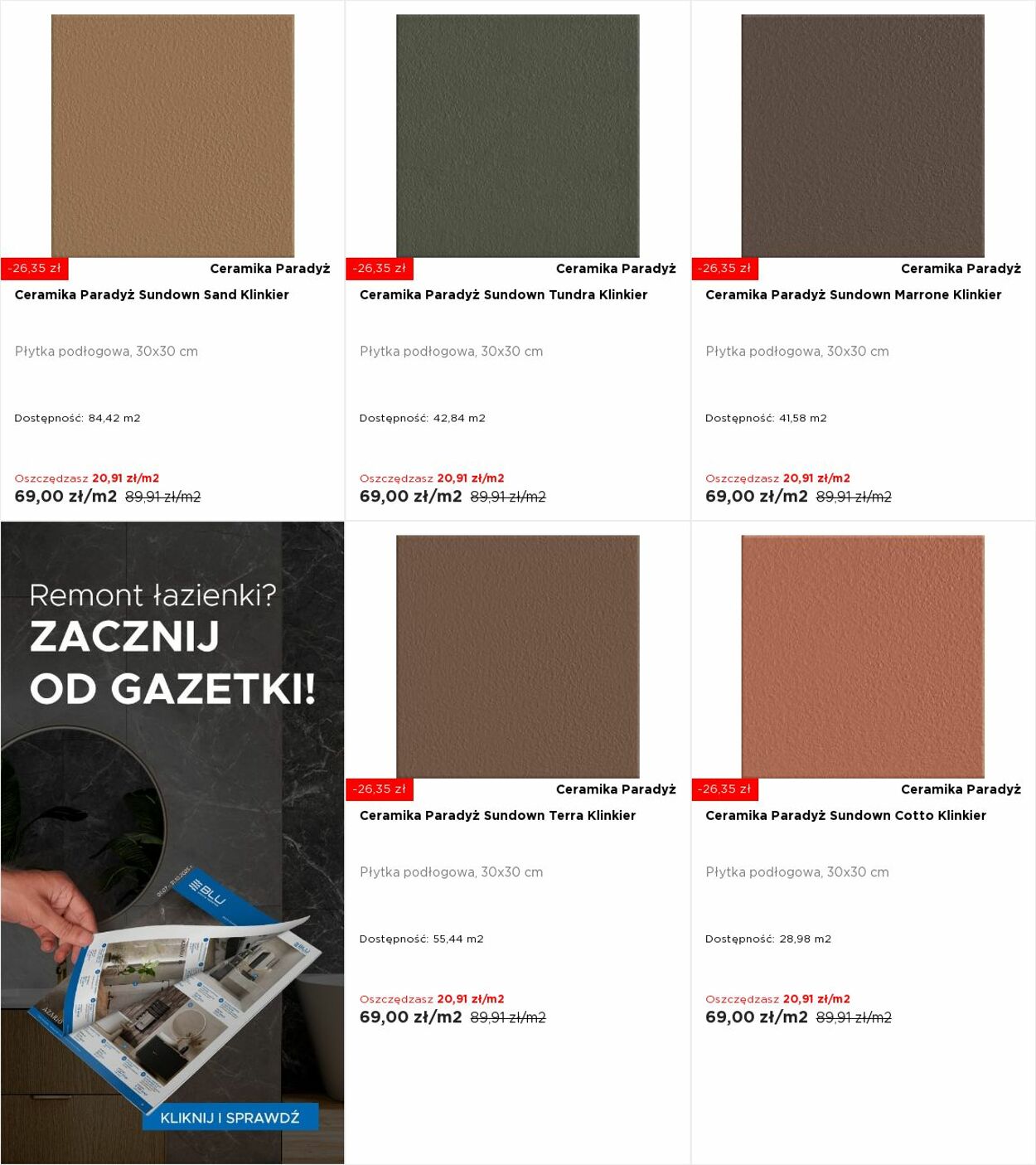 Gazetka Blu Salony Łazienek 11.08.2025 - 17.08.2025