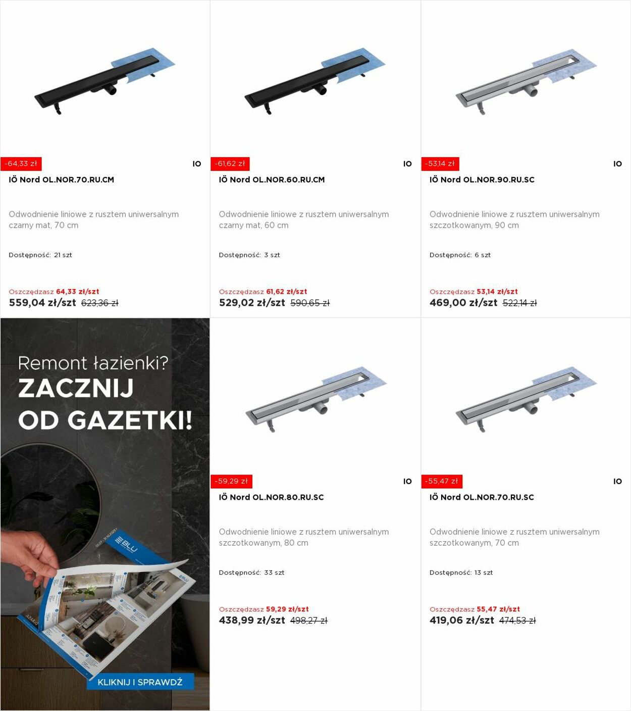 Gazetka Blu Salony Łazienek 11.08.2025 - 17.08.2025