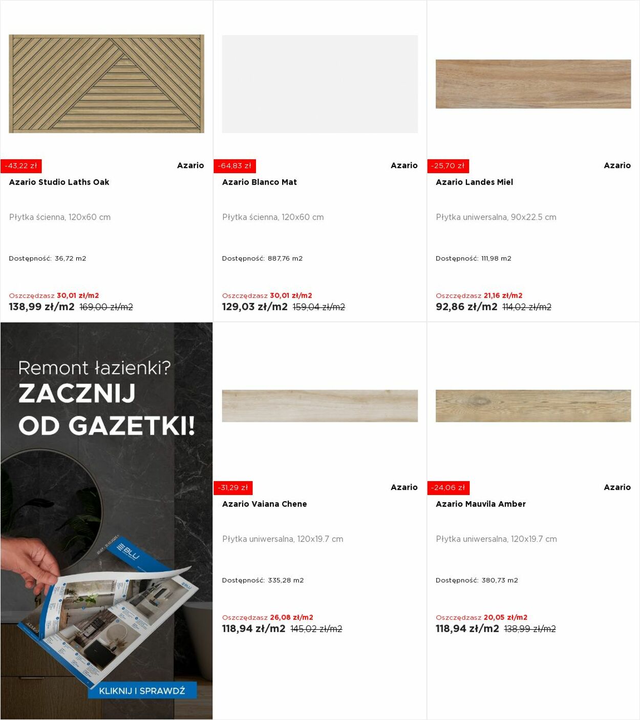 Gazetka Blu Salony Łazienek 11.08.2025 - 17.08.2025