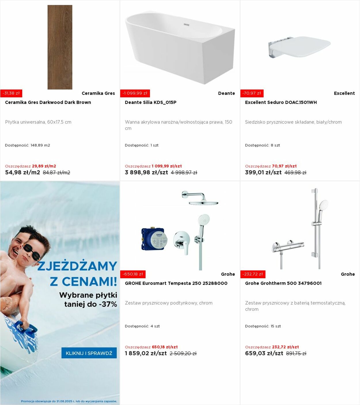 Gazetka Blu Salony Łazienek 11.08.2025 - 17.08.2025