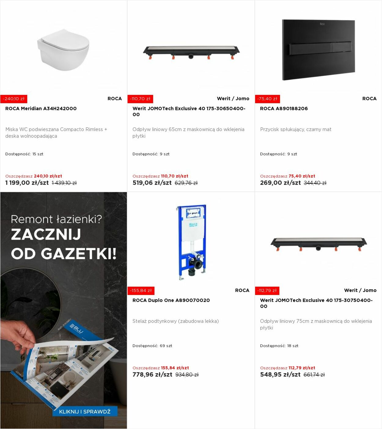 Gazetka Blu Salony Łazienek 11.08.2025 - 17.08.2025