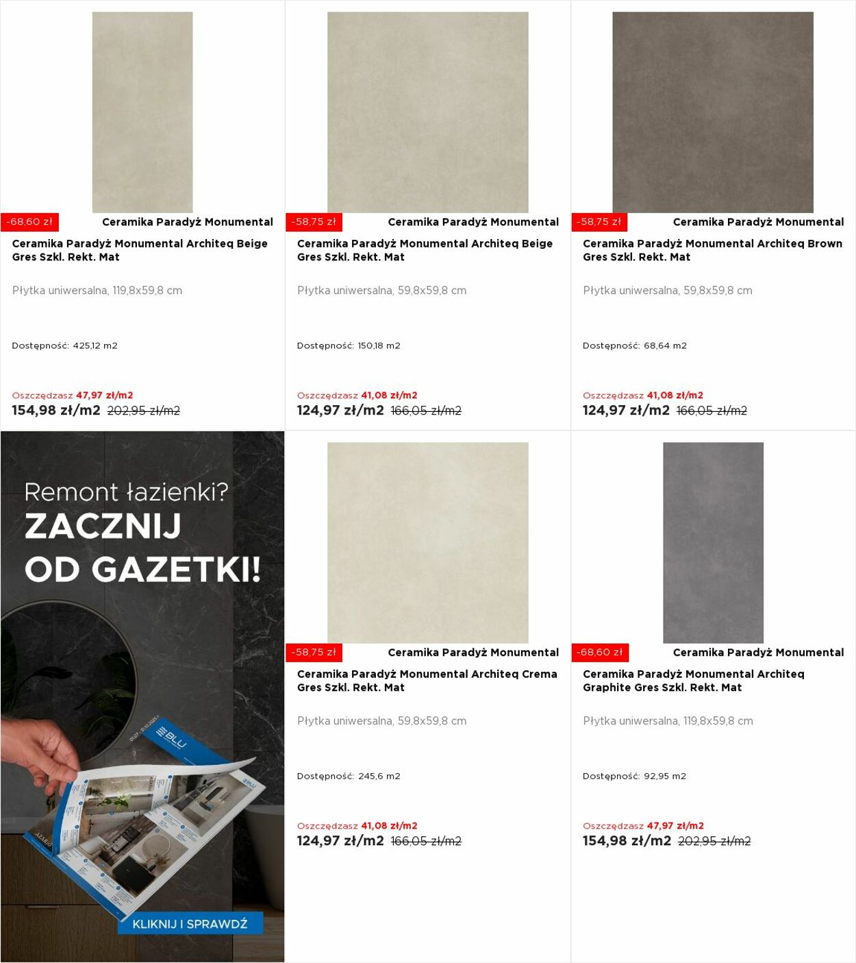 Gazetka Blu Salony Łazienek 11.08.2025 - 17.08.2025