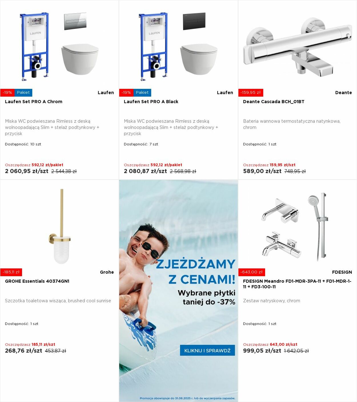 Gazetka Blu Salony Łazienek 11.08.2025 - 17.08.2025