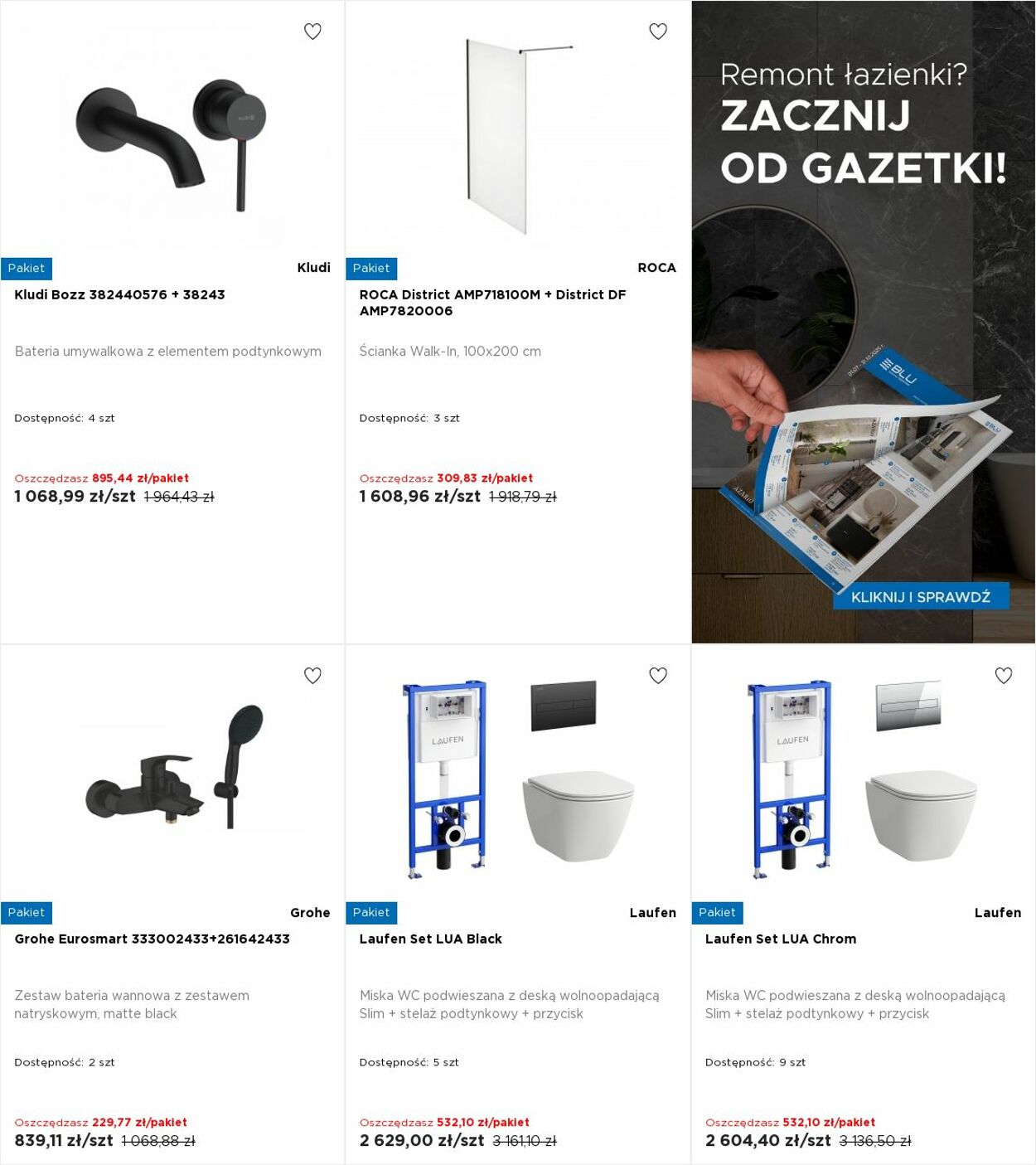 Gazetka Blu Salony Łazienek 25.08.2025 - 31.08.2025