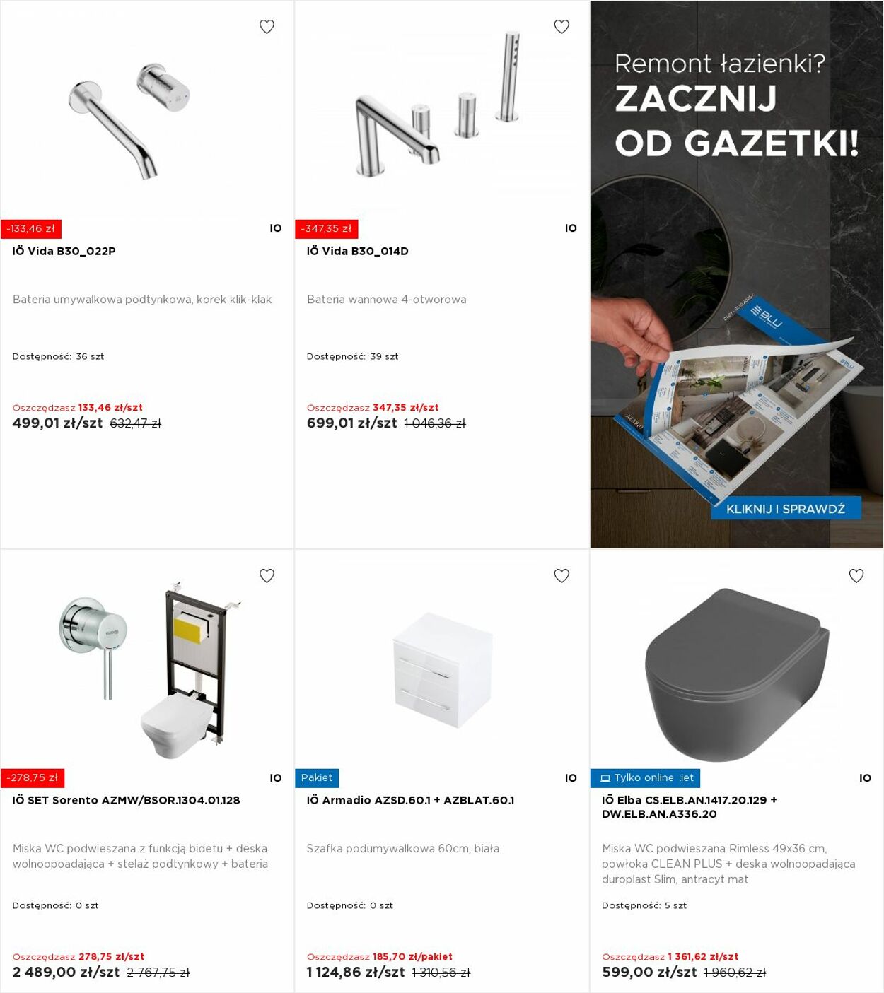 Gazetka Blu Salony Łazienek 25.08.2025 - 31.08.2025