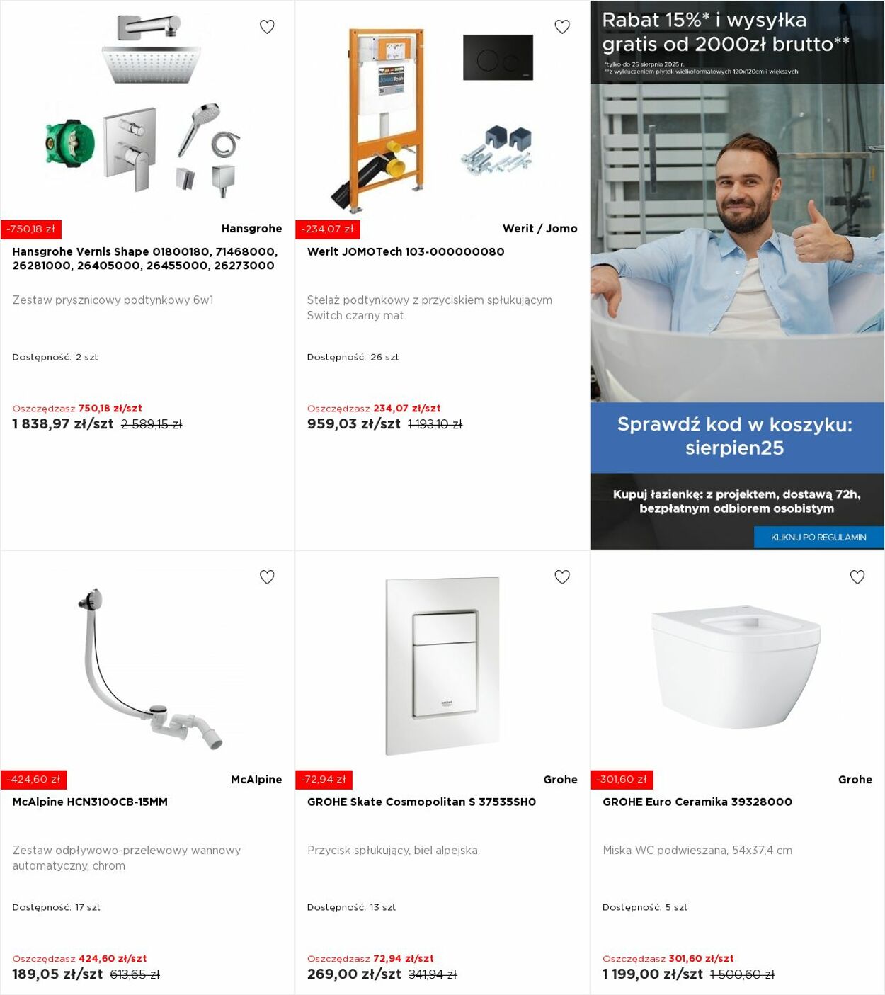 Gazetka Blu Salony Łazienek 25.08.2025 - 31.08.2025