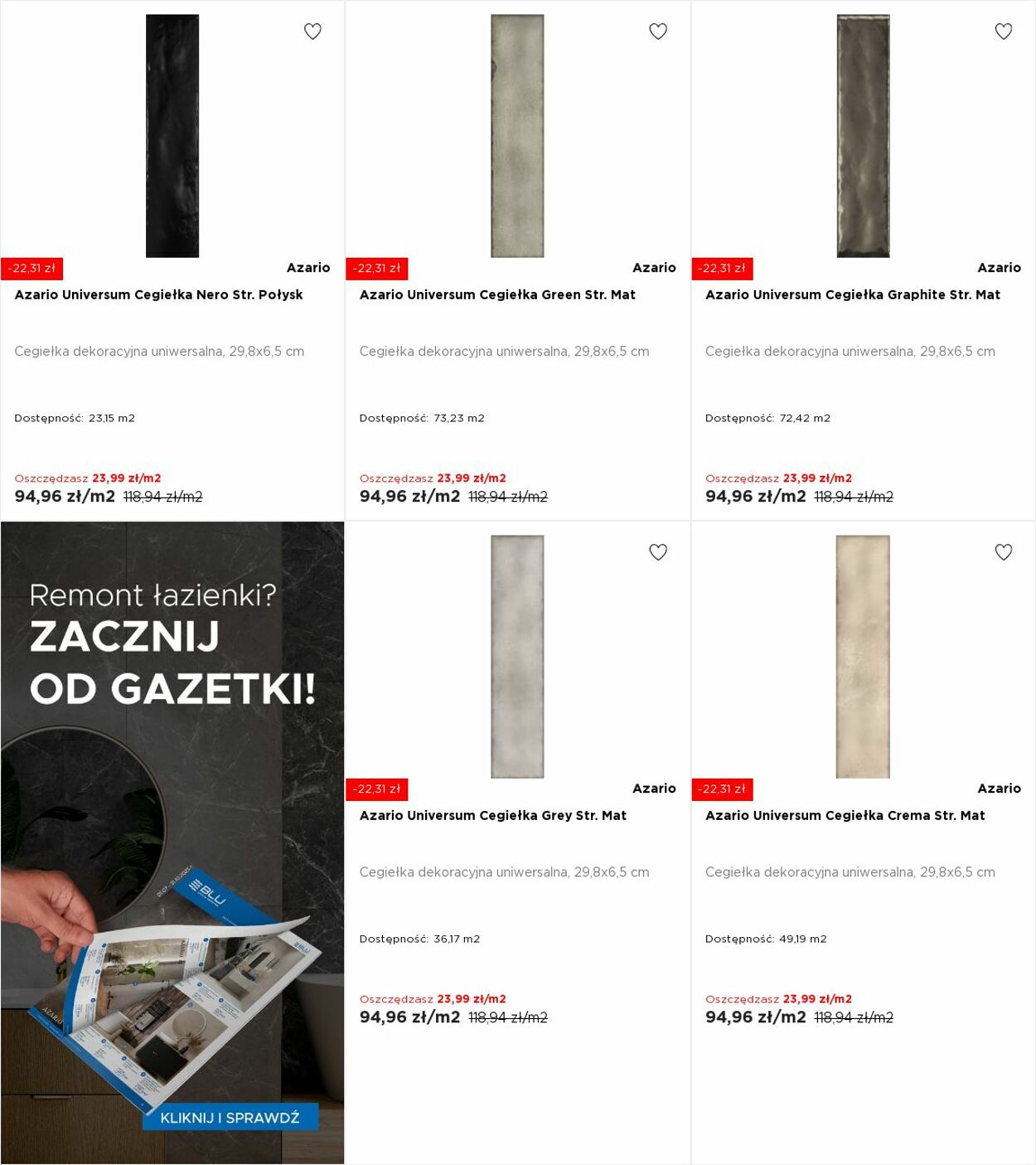 Gazetka Blu Salony Łazienek 08.09.2025 - 14.09.2025