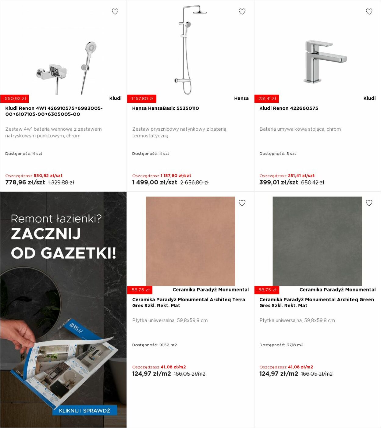 Gazetka Blu Salony Łazienek 08.09.2025 - 14.09.2025