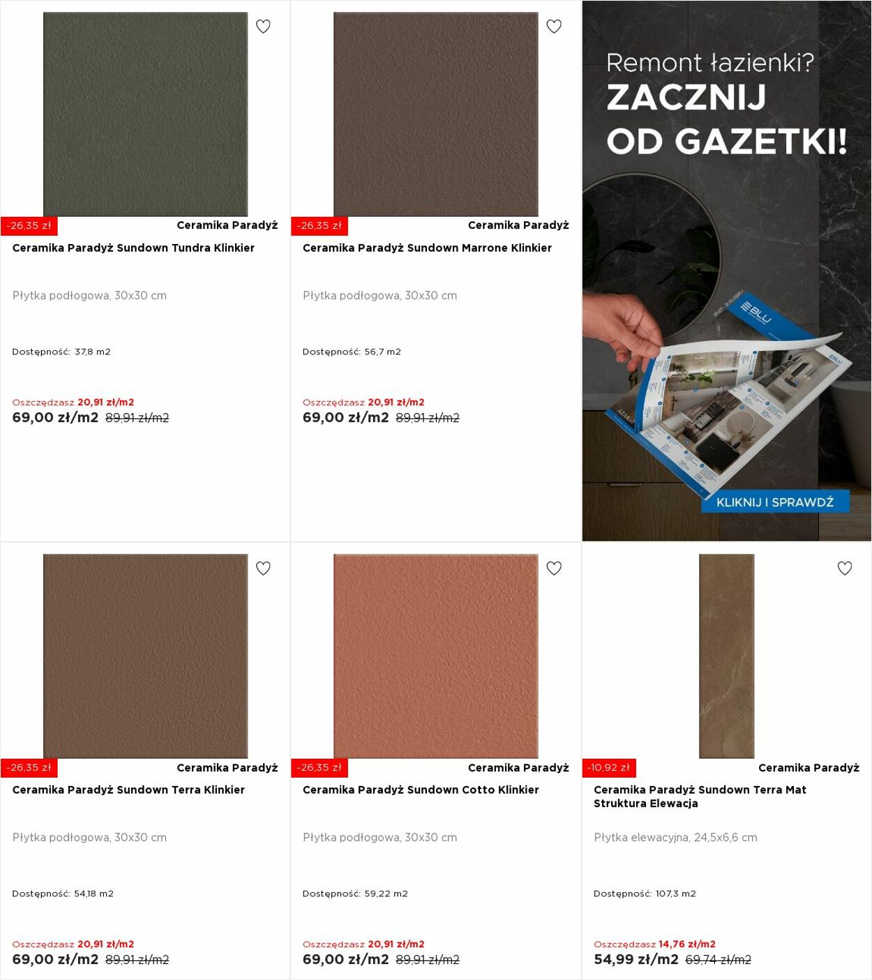 Gazetka Blu Salony Łazienek 29.09.2025 - 05.10.2025