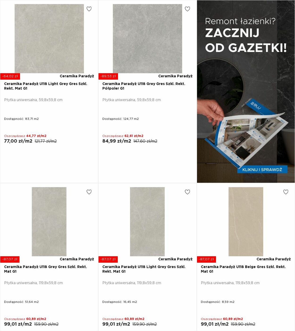 Gazetka Blu Salony Łazienek 29.09.2025 - 05.10.2025
