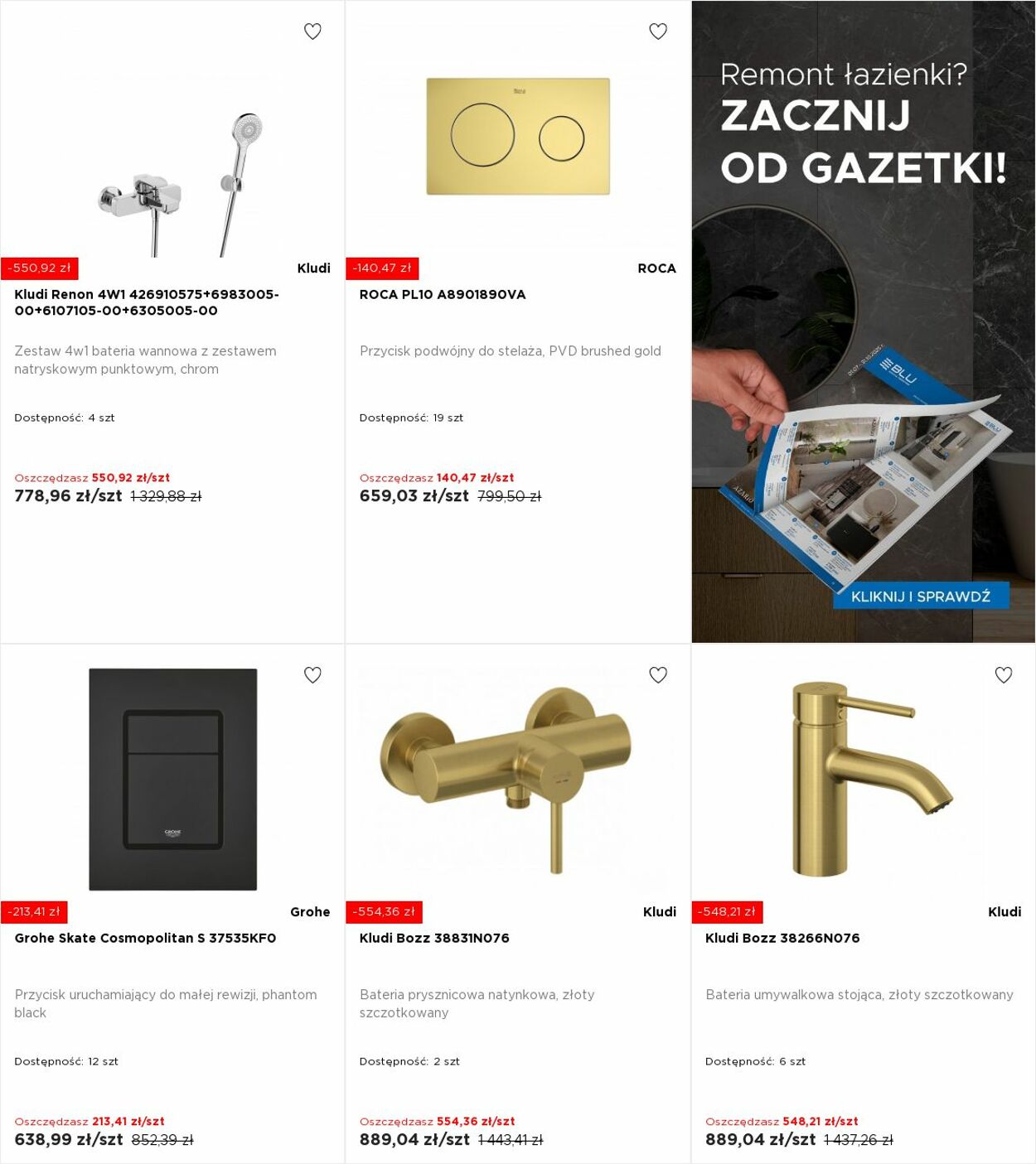 Gazetka Blu Salony Łazienek 29.09.2025 - 05.10.2025