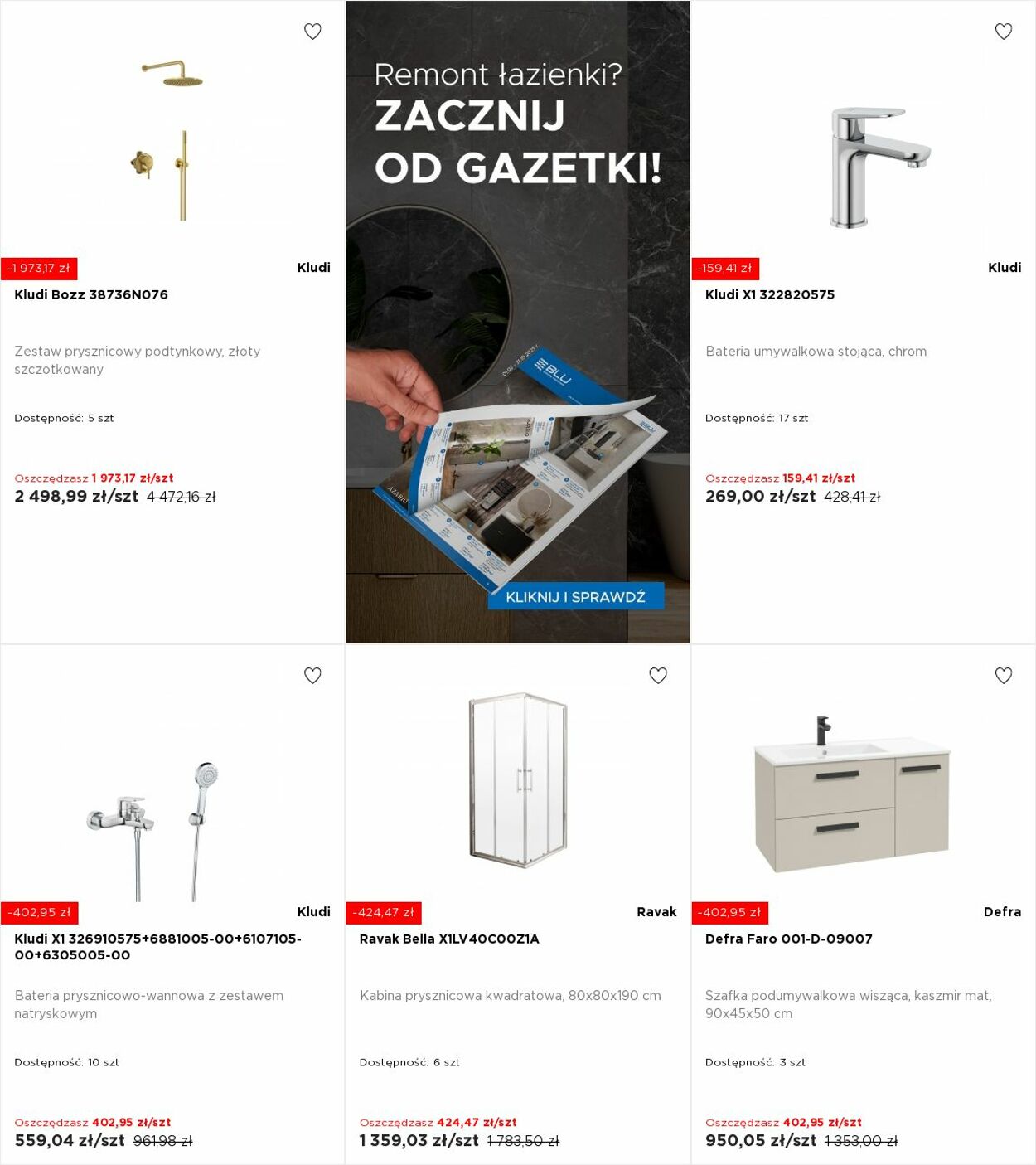 Gazetka Blu Salony Łazienek 29.09.2025 - 05.10.2025