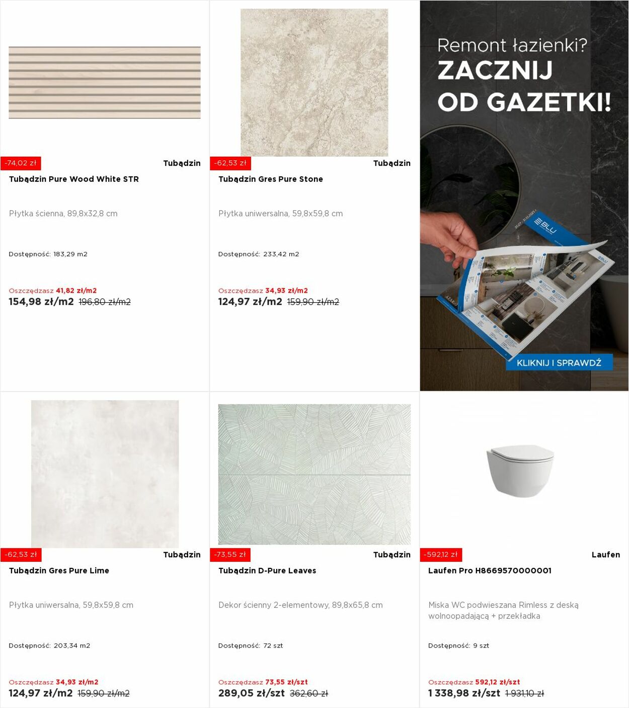 Gazetka Blu Salony Łazienek 18.08.2025 - 24.08.2025