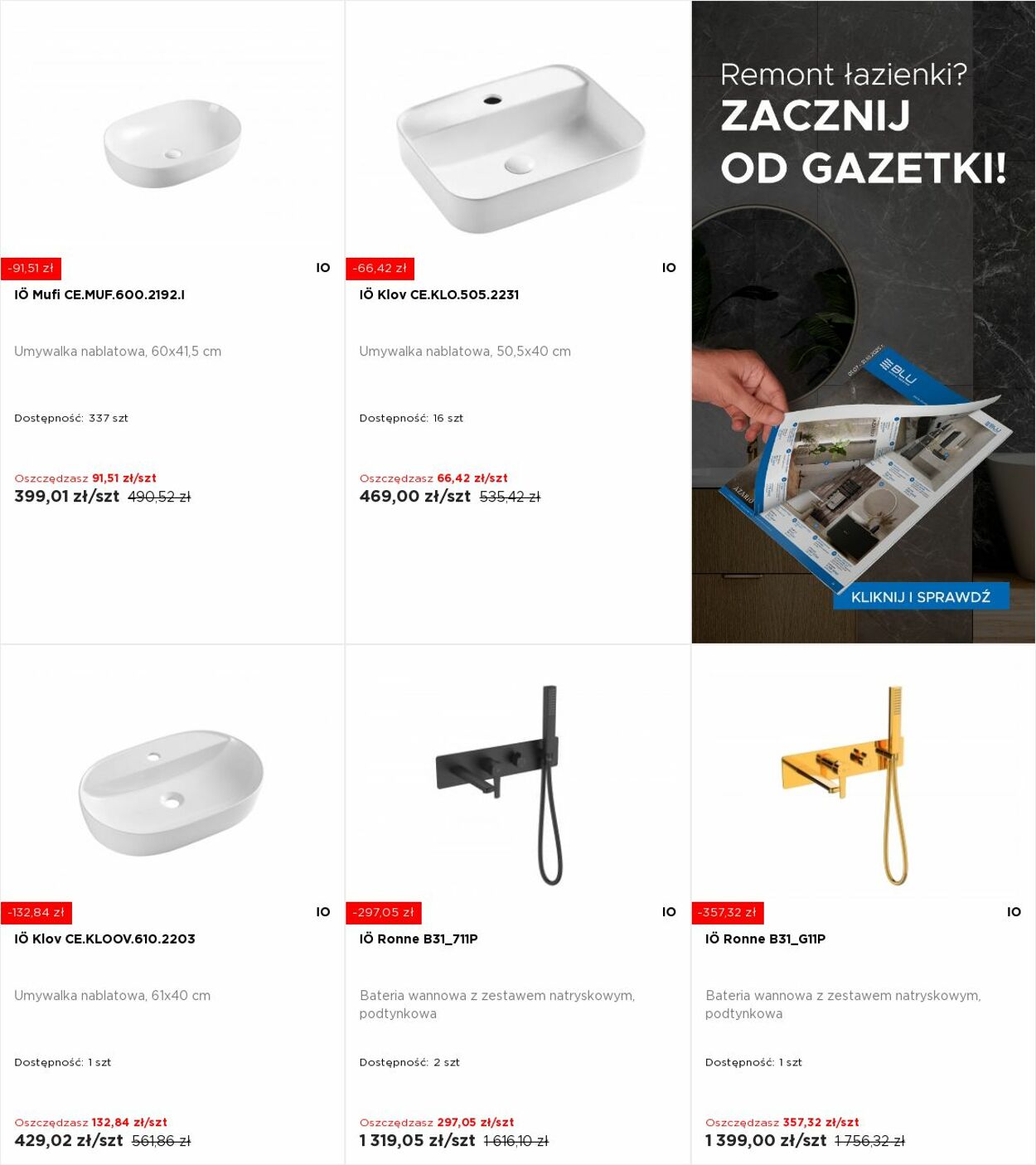 Gazetka Blu Salony Łazienek 18.08.2025 - 24.08.2025