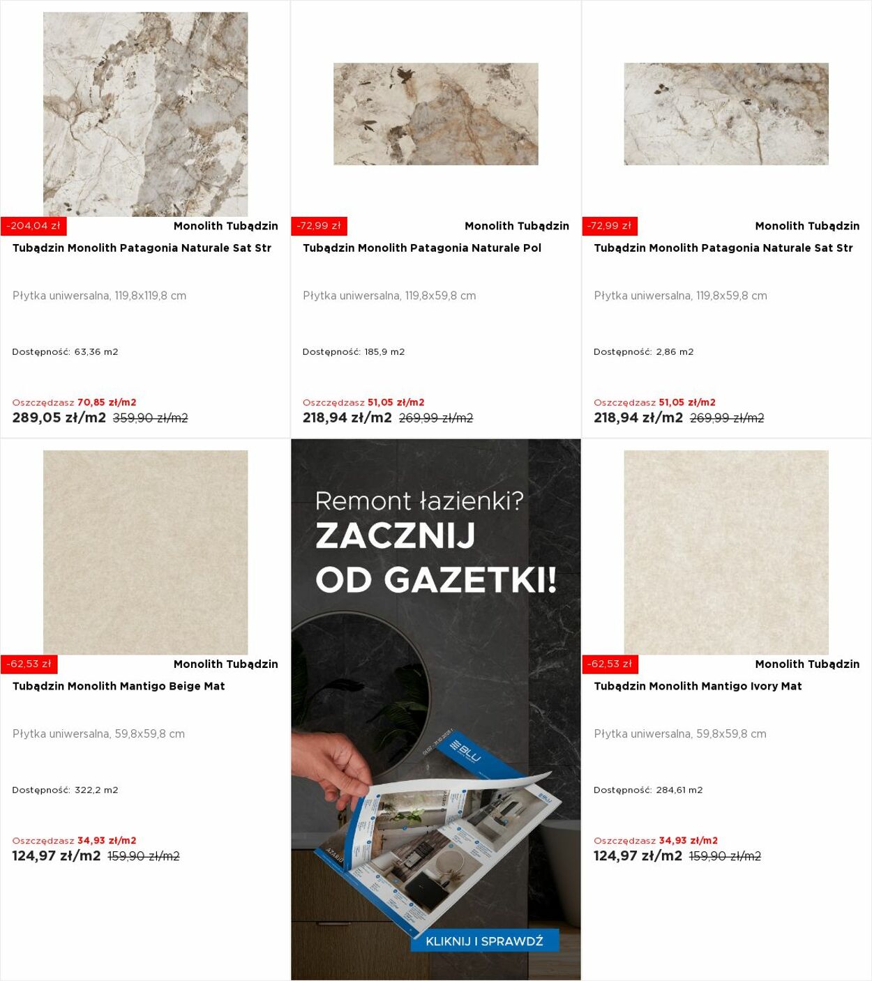 Gazetka Blu Salony Łazienek 18.08.2025 - 24.08.2025