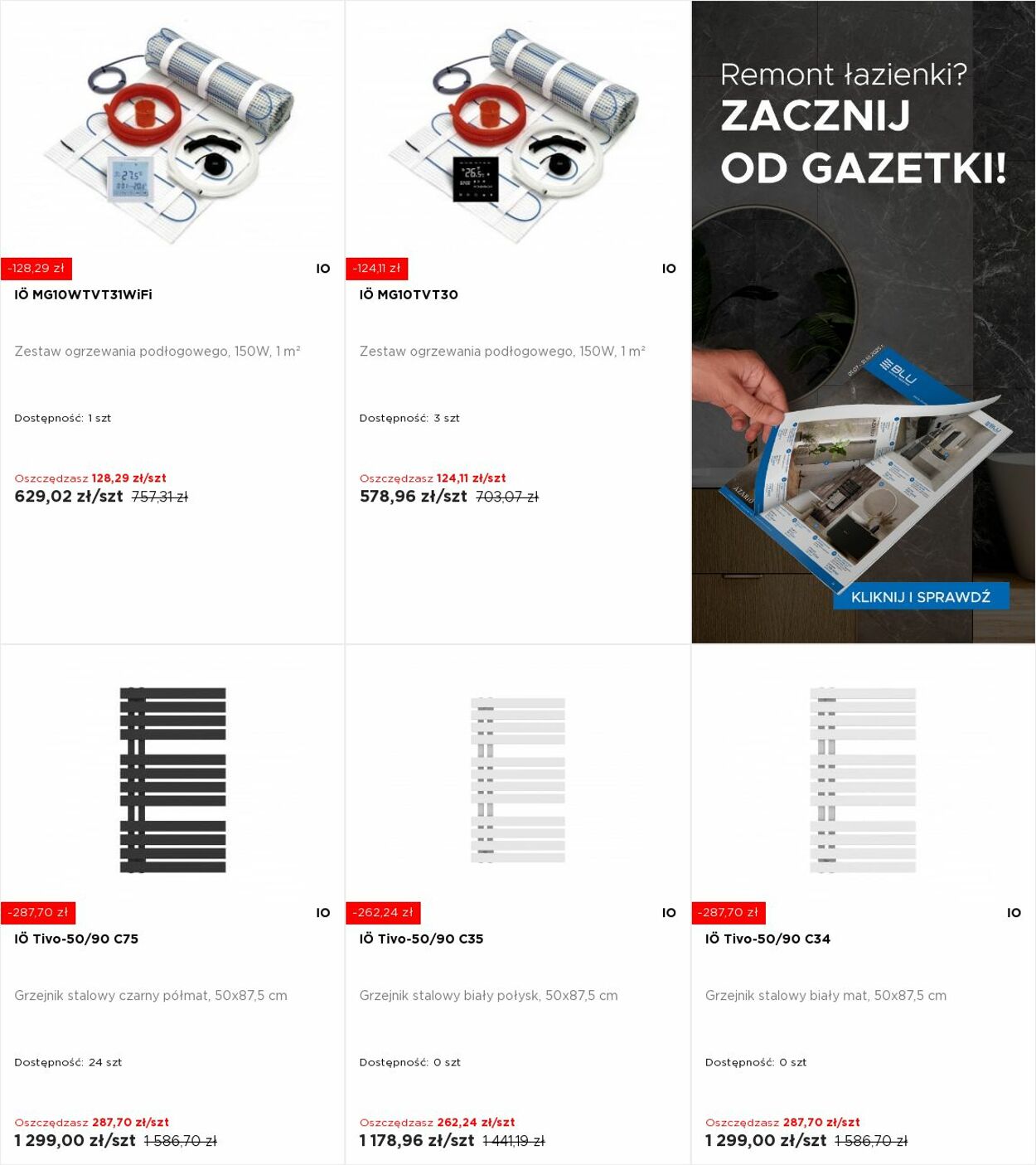 Gazetka Blu Salony Łazienek 18.08.2025 - 24.08.2025