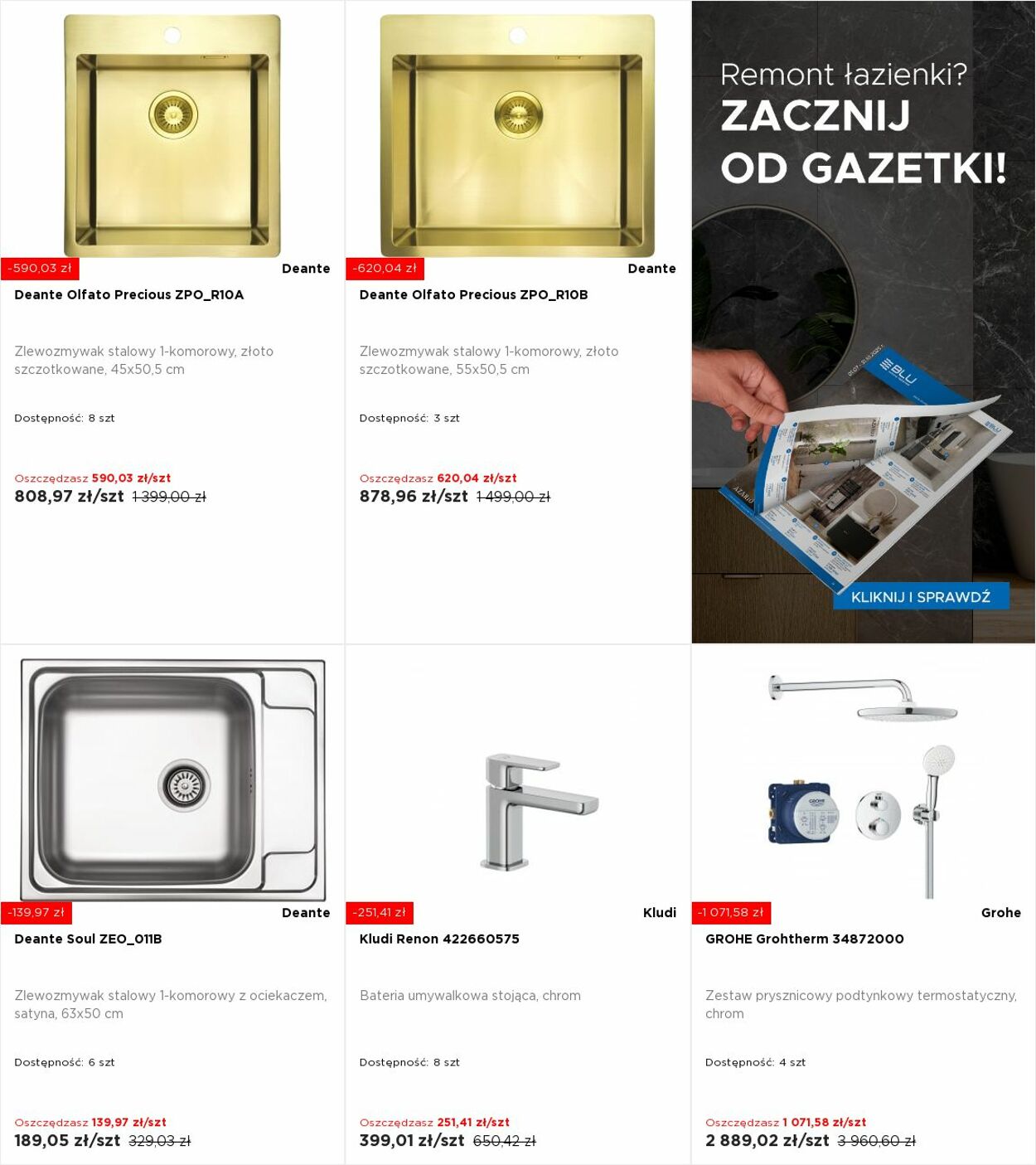 Gazetka Blu Salony Łazienek 18.08.2025 - 24.08.2025