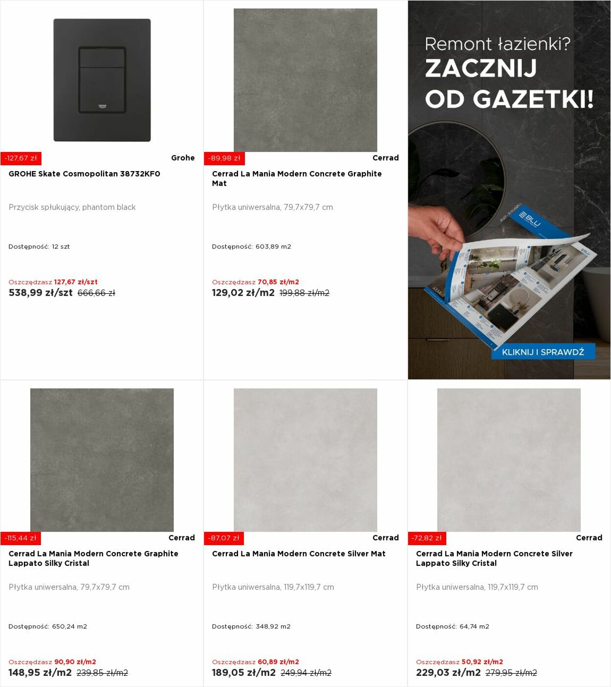 Gazetka Blu Salony Łazienek 18.08.2025 - 24.08.2025