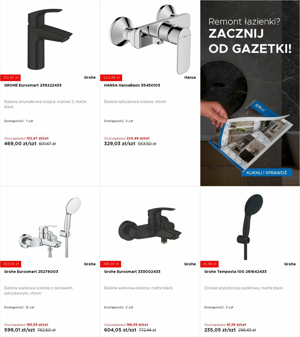 Gazetka Blu Salony Łazienek 18.08.2025 - 24.08.2025