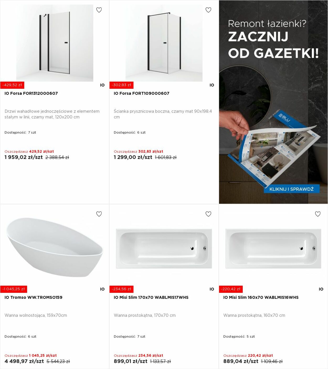 Gazetka Blu Salony Łazienek 13.10.2025 - 19.10.2025