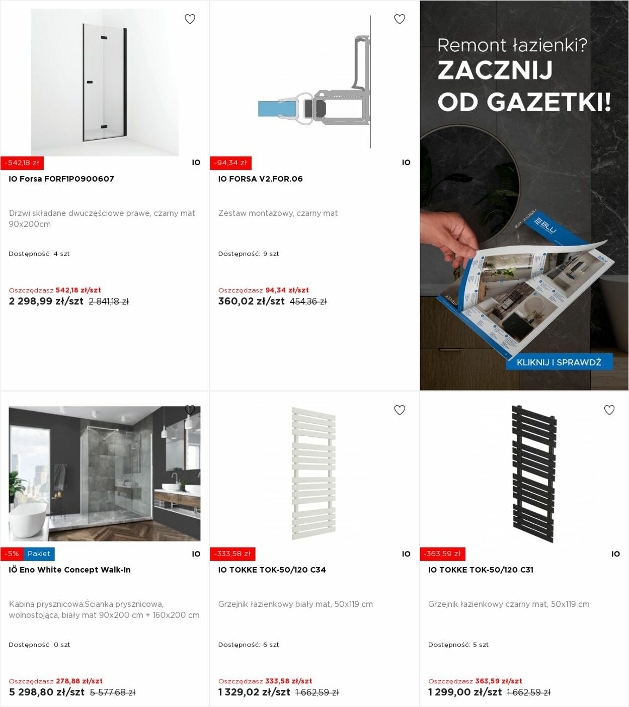 Gazetka Blu Salony Łazienek 13.10.2025 - 19.10.2025
