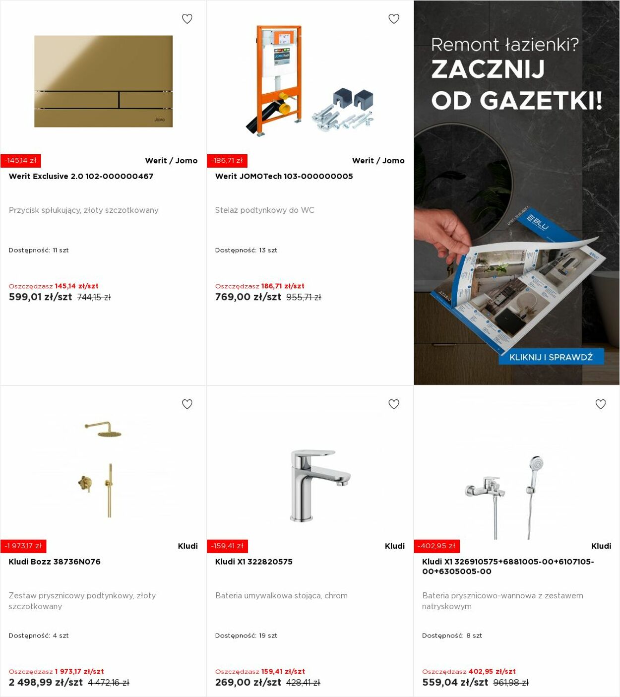 Gazetka Blu Salony Łazienek 13.10.2025 - 19.10.2025