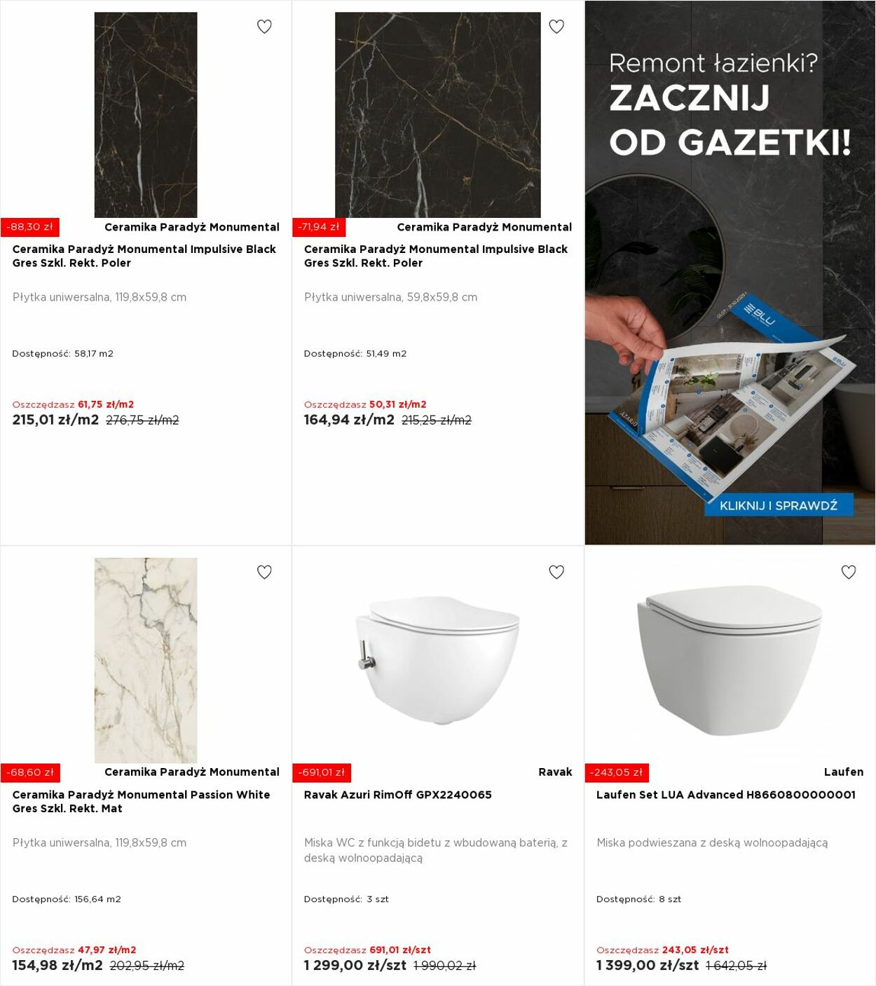 Gazetka Blu Salony Łazienek 13.10.2025 - 19.10.2025