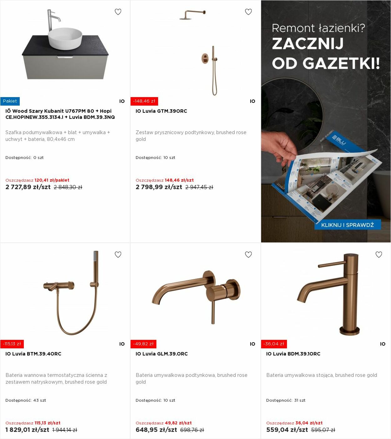 Gazetka Blu Salony Łazienek 13.10.2025 - 19.10.2025