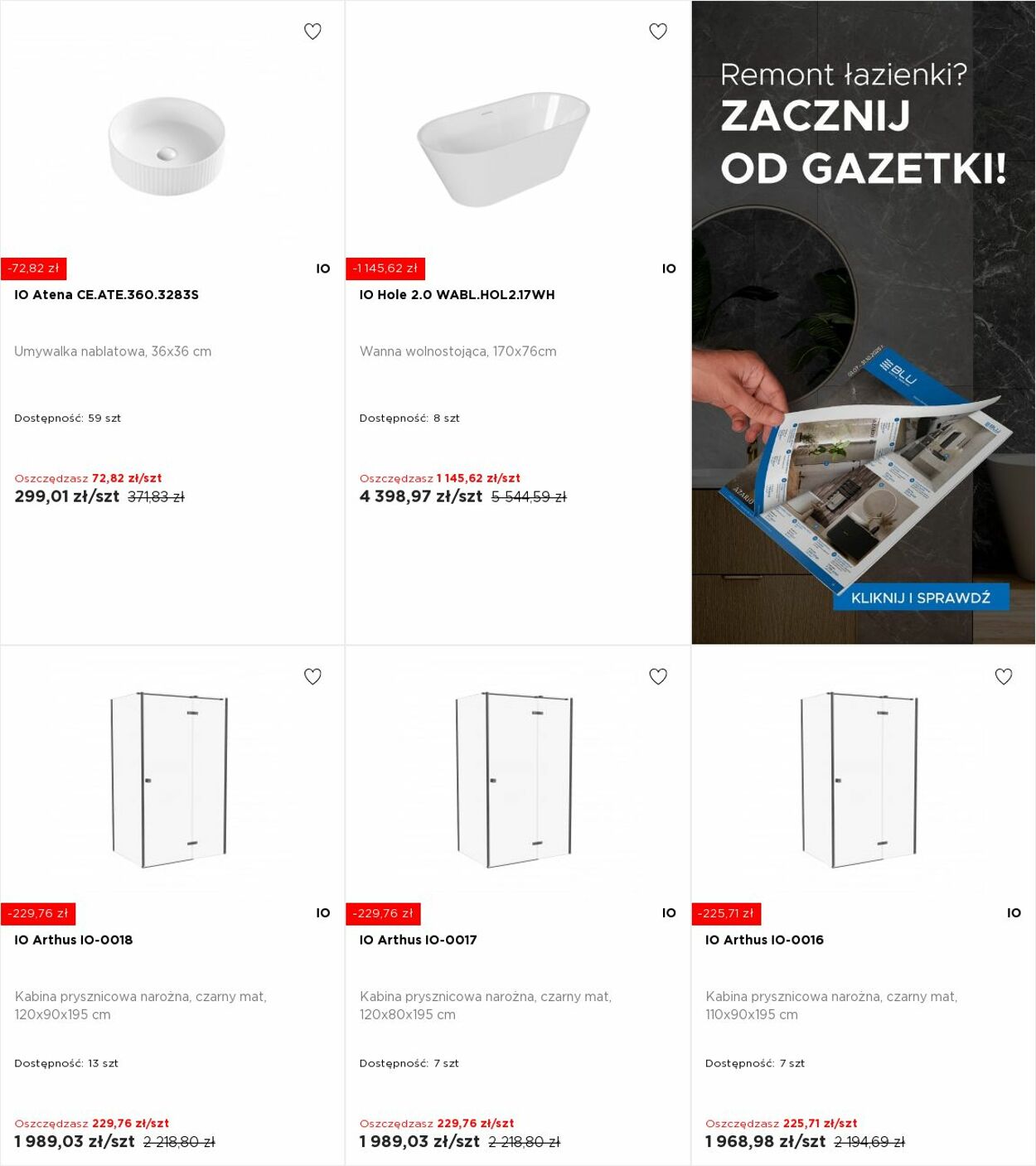 Gazetka Blu Salony Łazienek 13.10.2025 - 19.10.2025