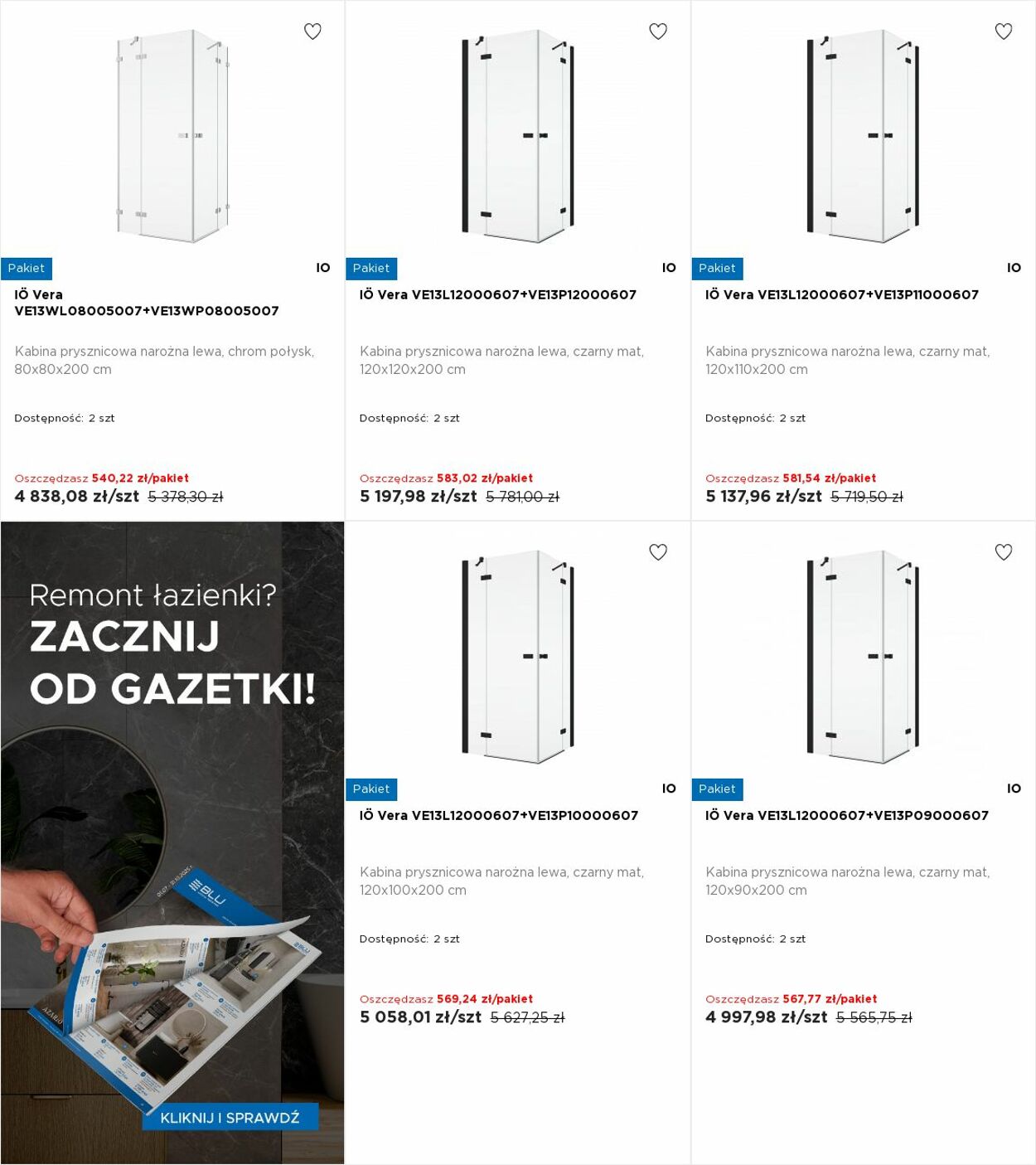 Gazetka Blu Salony Łazienek 06.10.2025 - 12.10.2025