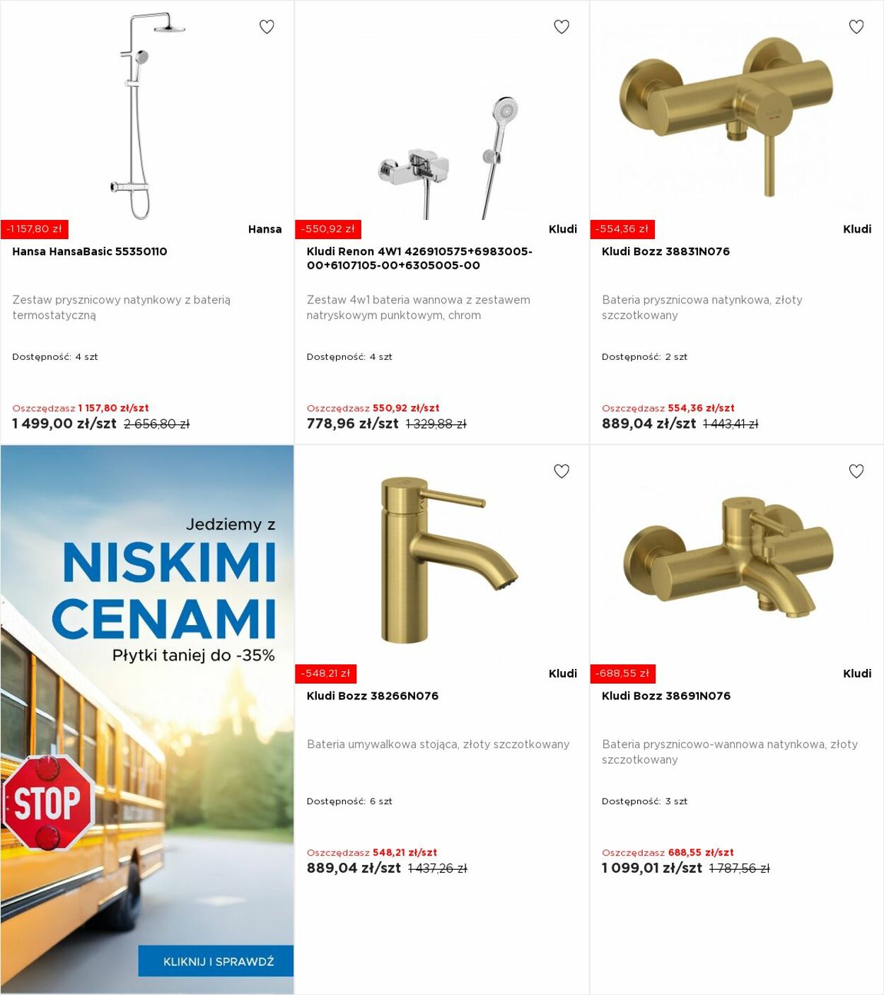 Gazetka Blu Salony Łazienek 06.10.2025 - 12.10.2025