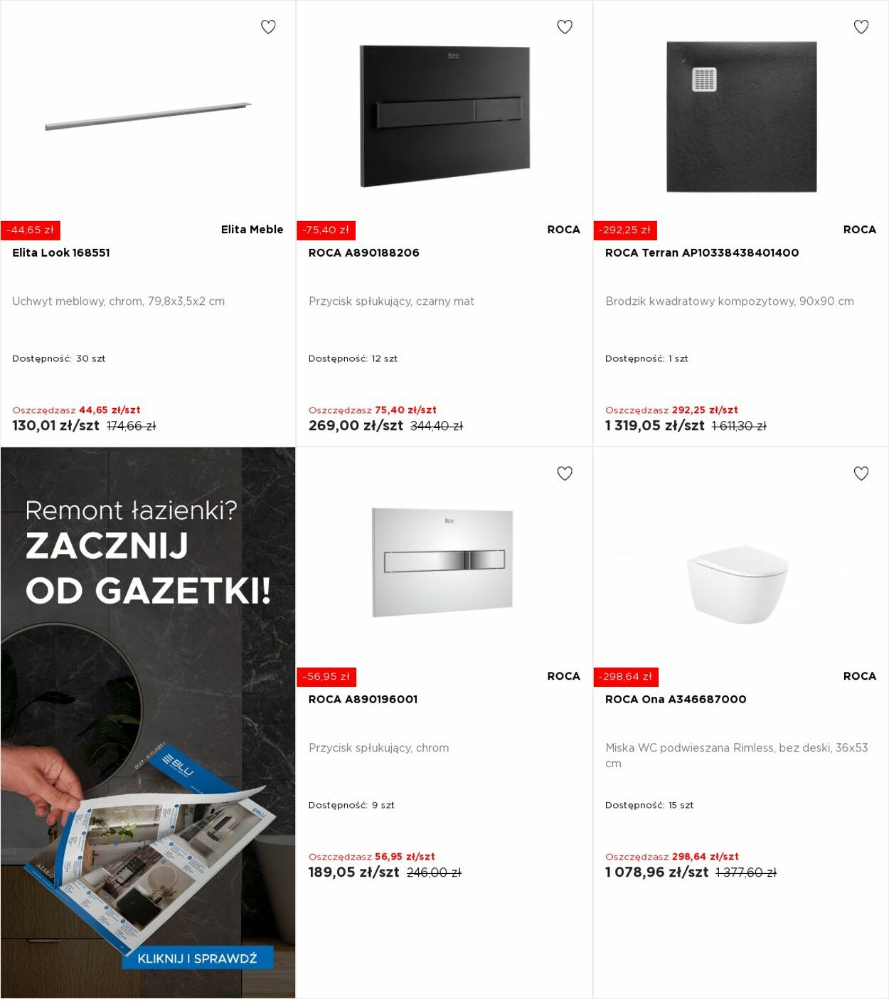 Gazetka Blu Salony Łazienek 06.10.2025 - 12.10.2025