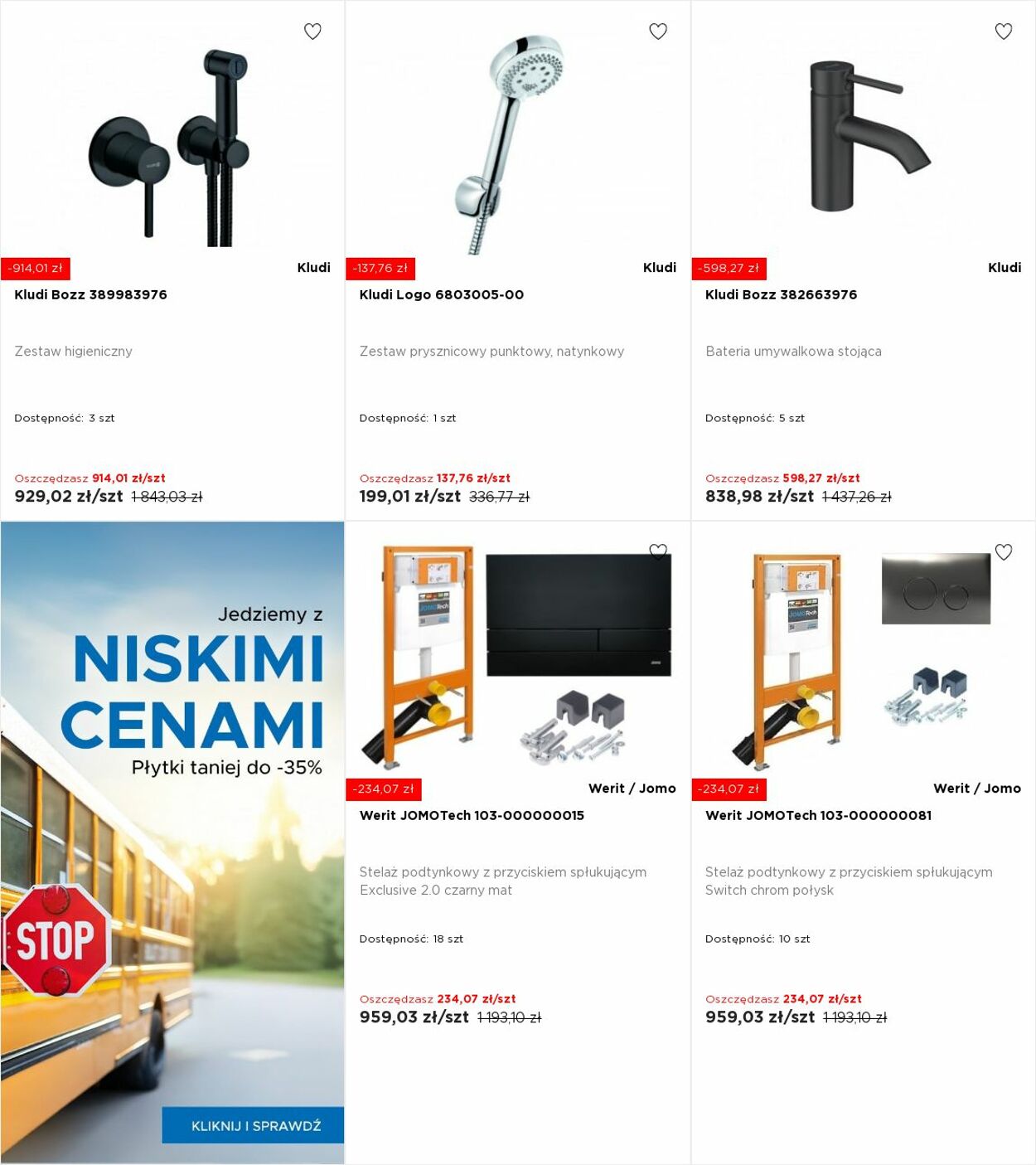 Gazetka Blu Salony Łazienek 06.10.2025 - 12.10.2025