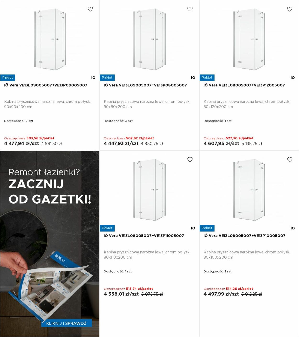Gazetka Blu Salony Łazienek 06.10.2025 - 12.10.2025