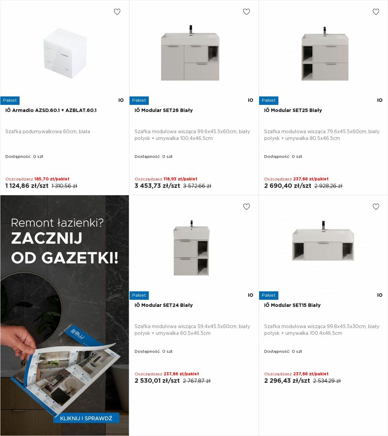 Gazetka Blu Salony Łazienek 06.10.2025 - 12.10.2025
