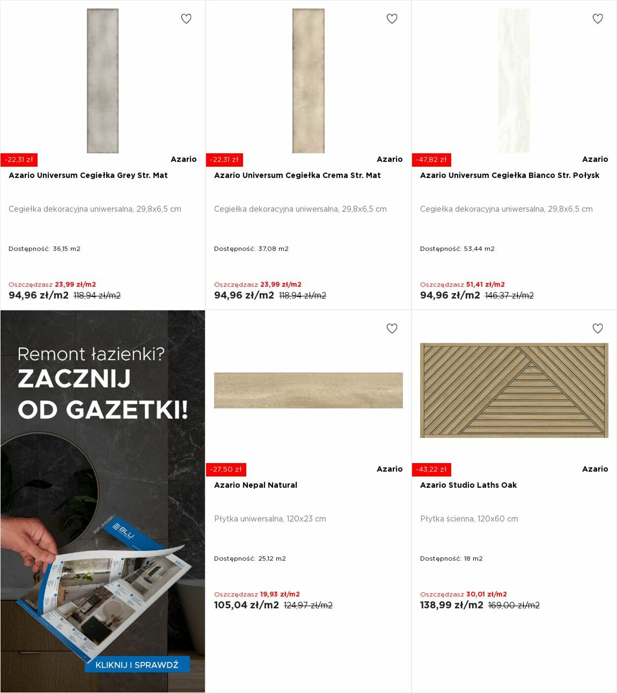 Gazetka Blu Salony Łazienek 06.10.2025 - 12.10.2025