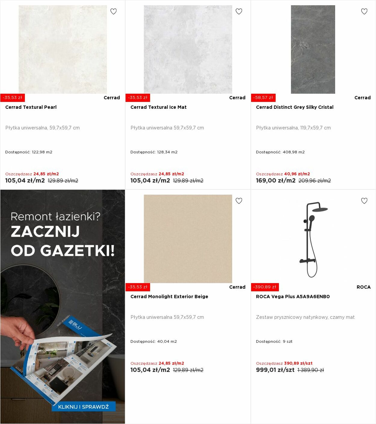 Gazetka Blu Salony Łazienek 06.10.2025 - 12.10.2025