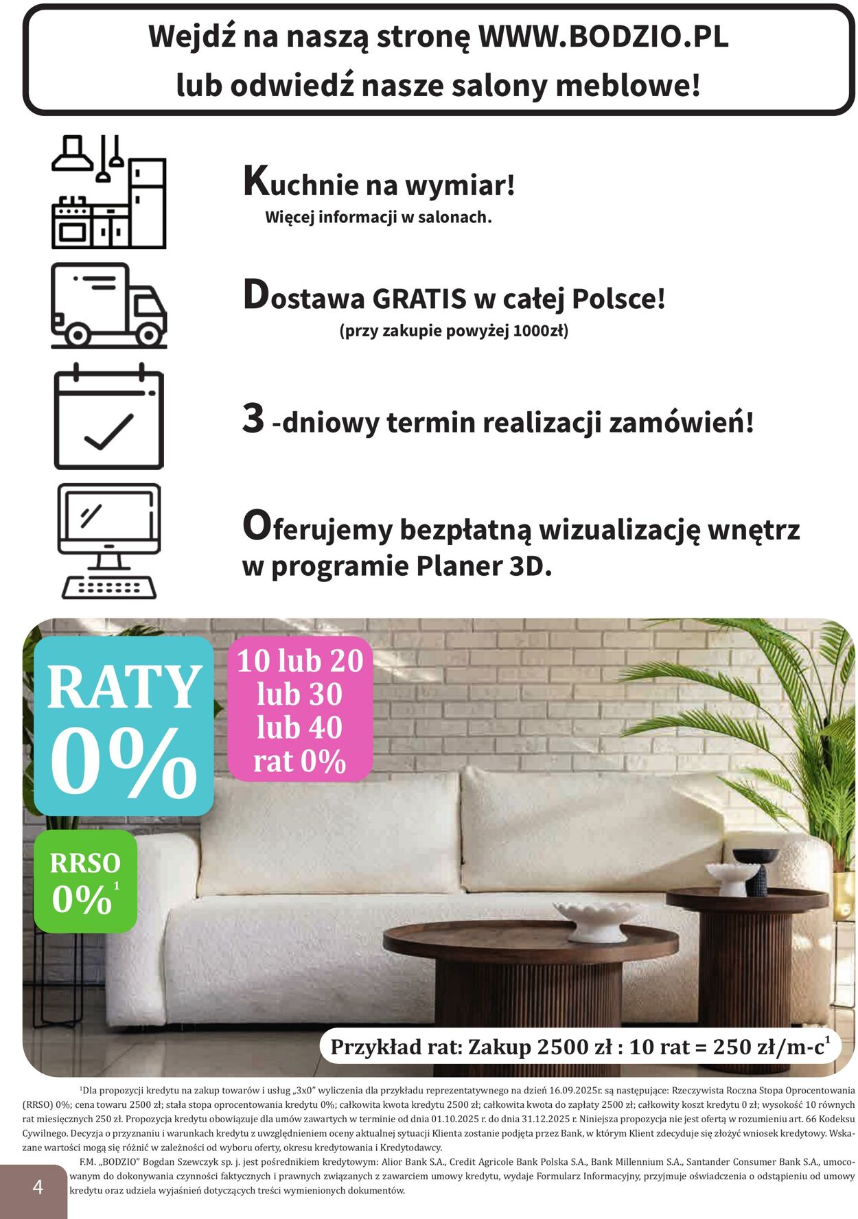 Gazetka Bodzio 01.10.2025 - 31.12.2025