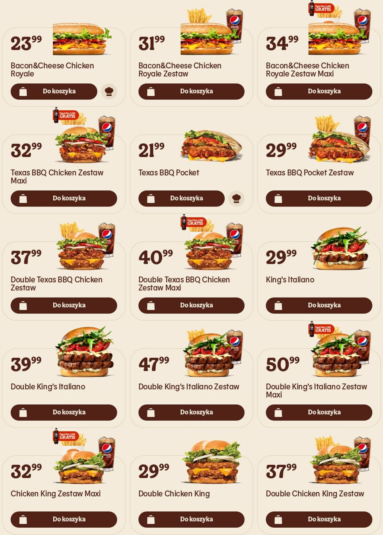 Gazetka Burger King 24.10.2022 - 02.11.2022