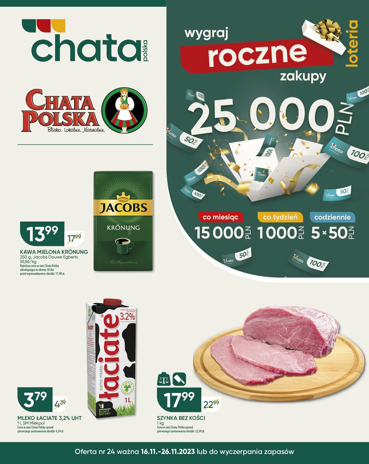 Gazetka Chata Polska 16.11.2023 - 26.11.2023