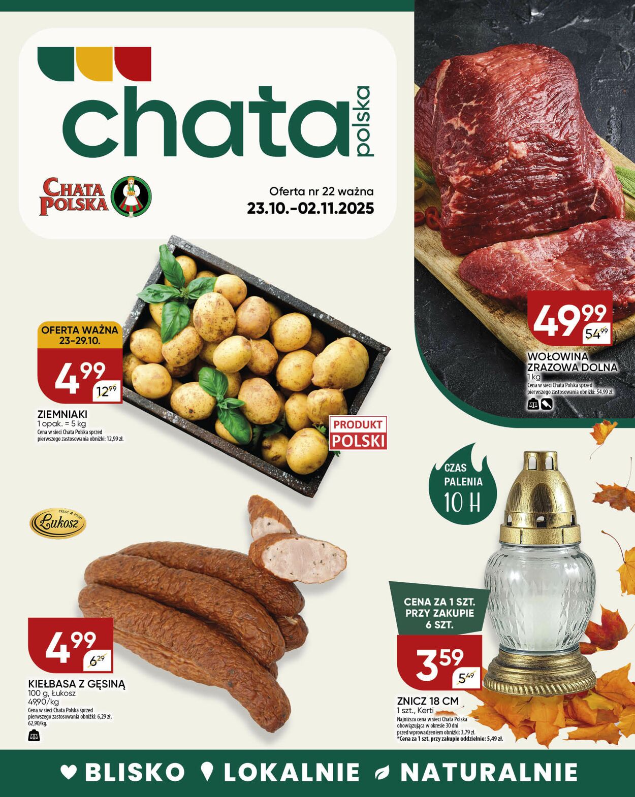 Gazetka Chata Polska 23.10.2025 - 02.11.2025