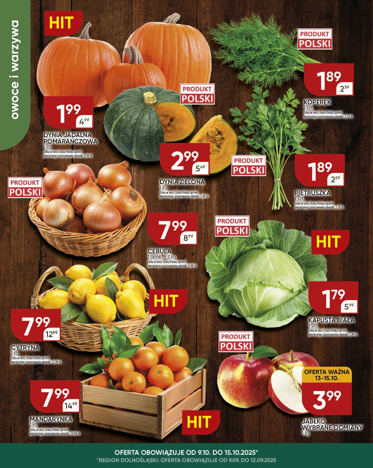 Gazetka Chata Polska 09.10.2025 - 19.10.2025