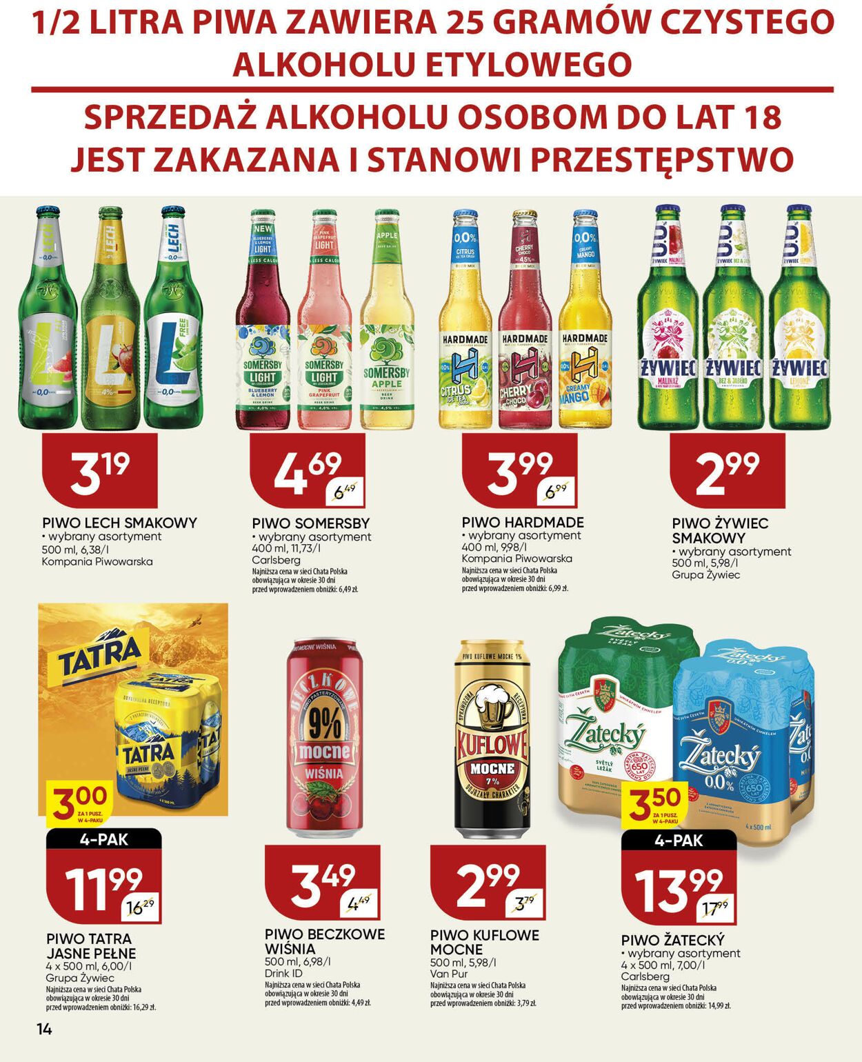 Gazetka Chata Polska 09.10.2025 - 19.10.2025