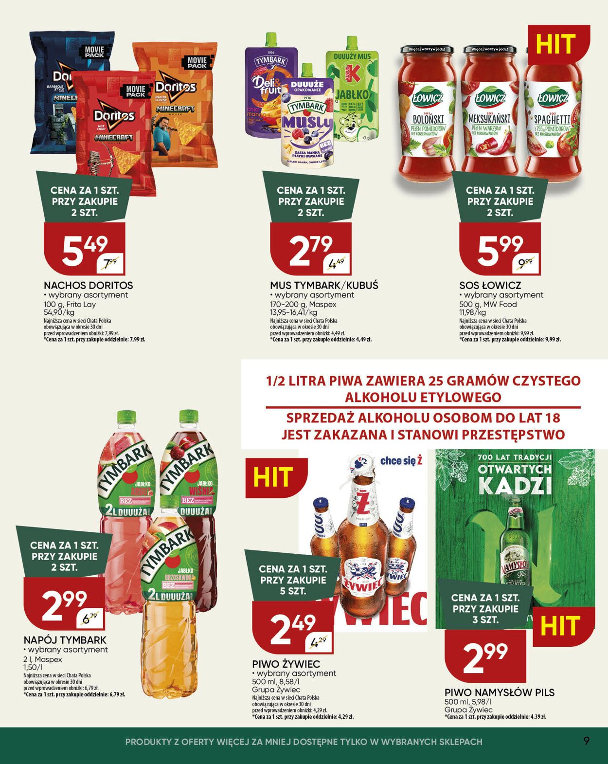 Gazetka Chata Polska 09.10.2025 - 19.10.2025