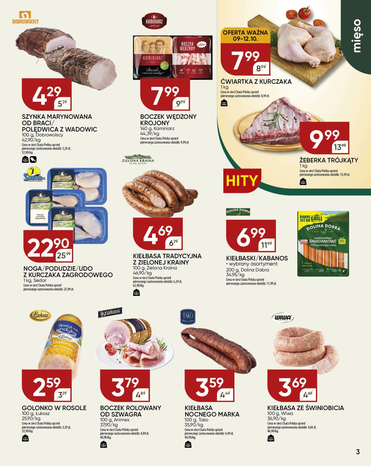 Gazetka Chata Polska 09.10.2025 - 19.10.2025