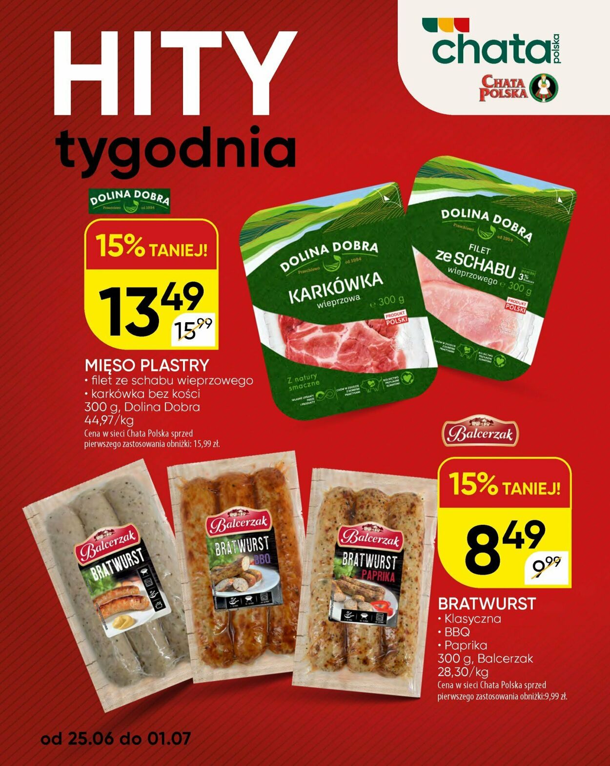 Gazetka Chata Polska 29.06.2026 - 07.07.2026