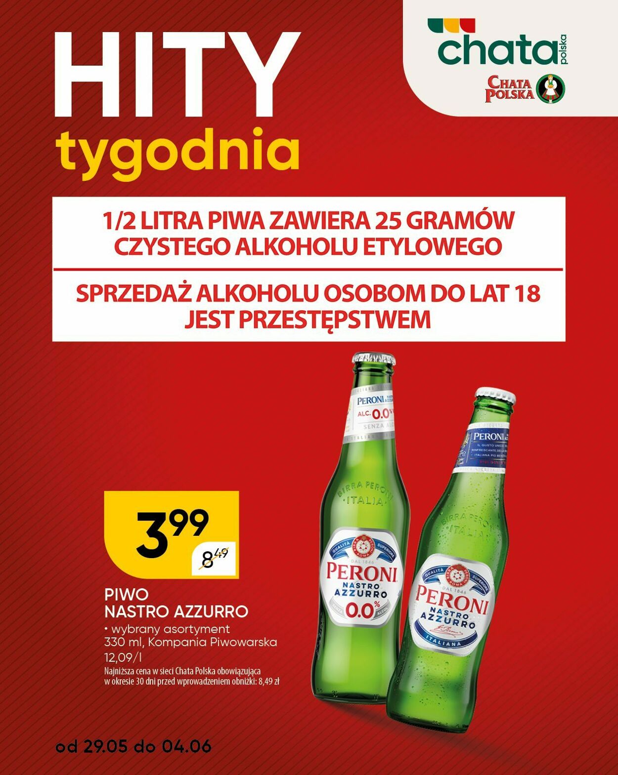 Gazetka Chata Polska 05.06.2025 - 15.06.2025