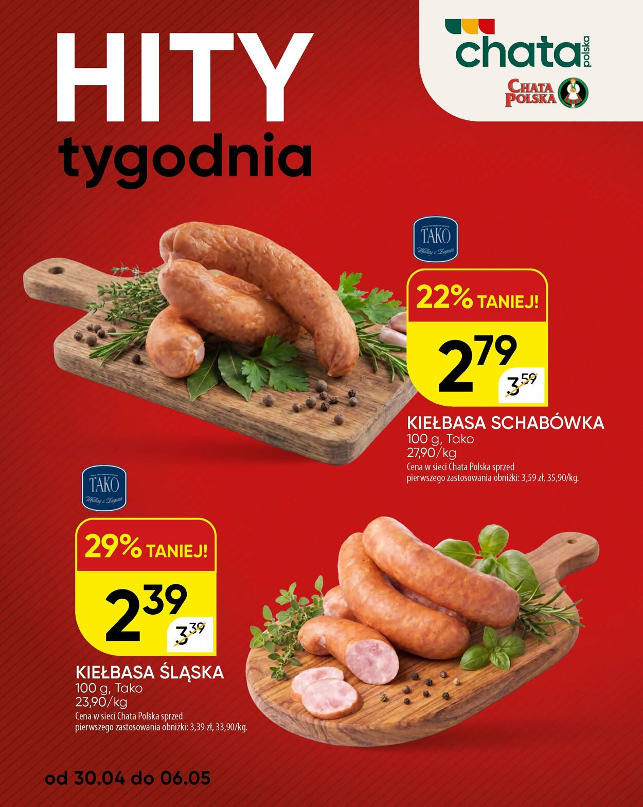Gazetka Chata Polska 06.05.2026 - 14.05.2026