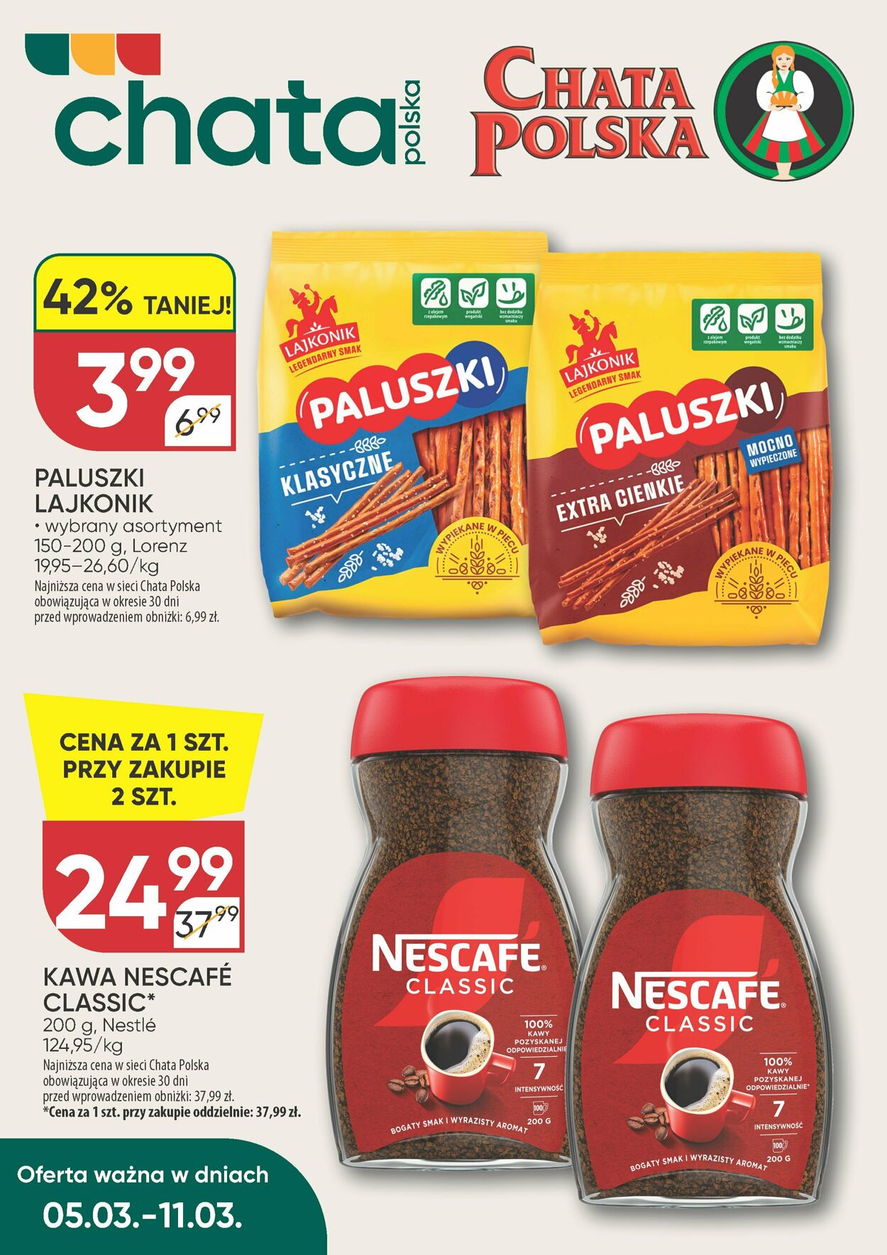 Gazetka Chata Polska 11.03.2026 - 19.03.2026